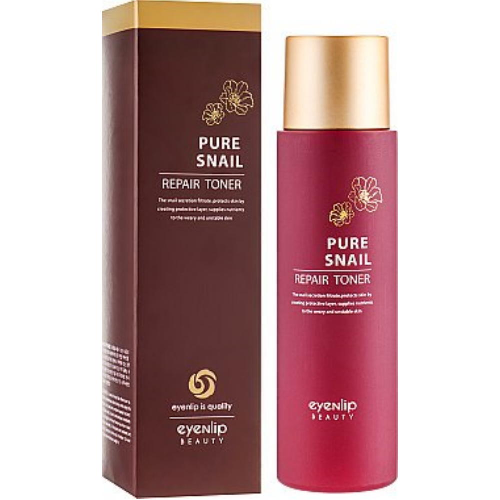 Відновлюючий тонер для обличчя з равликовим муцином Eyenlip Pure Snail Repair Toner 150 мл (8809555250340), фото 1
