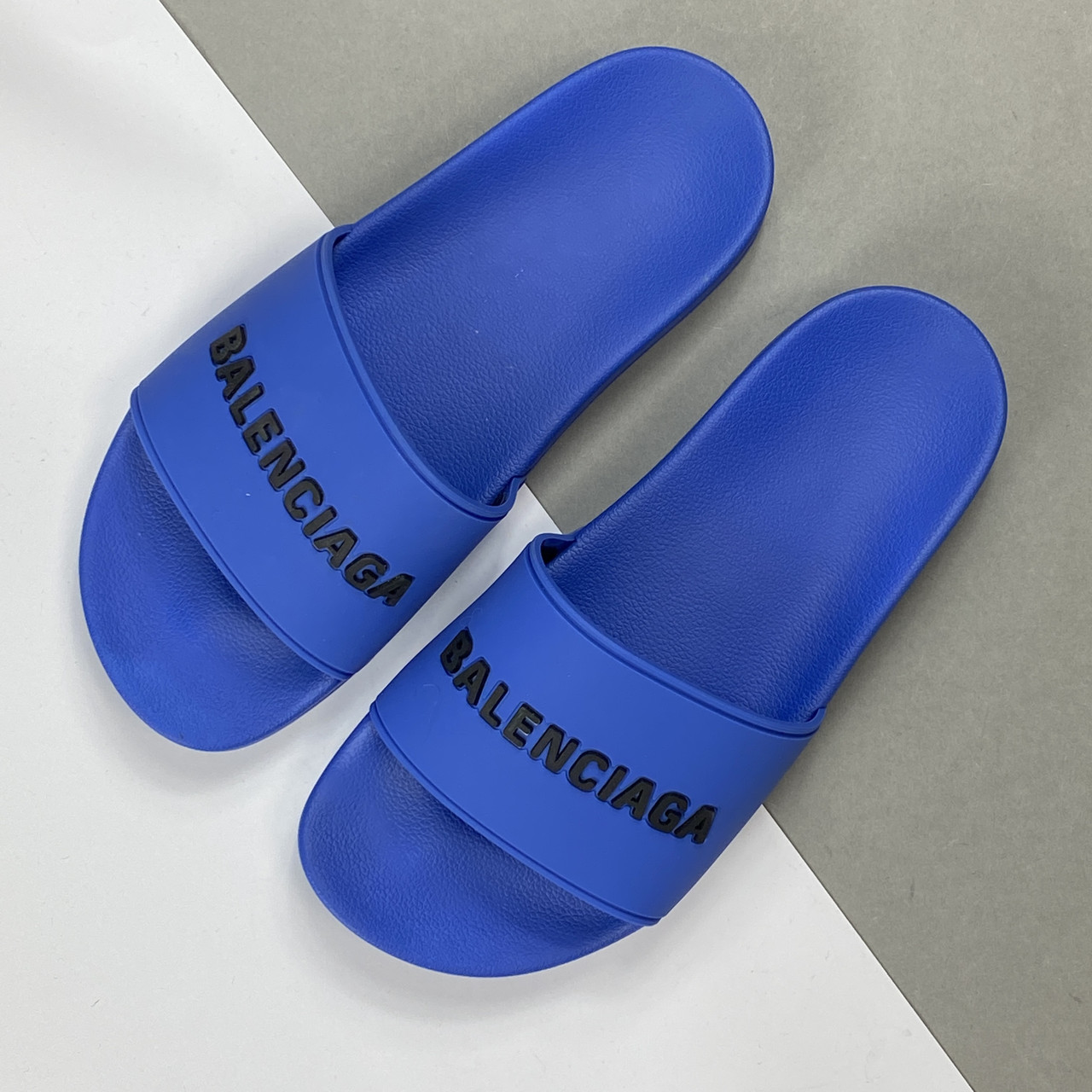 Шльопанці Balenciaga блакитні (Баленсіага)