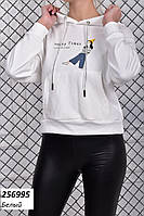 Кофта худі жіноча біла