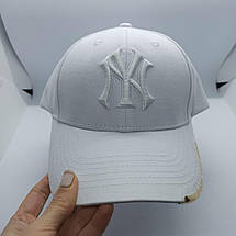 Кепка Бейсболка New York Yankees NY MLB Нью-Йорк Янкіз Метал Біла, фото 5