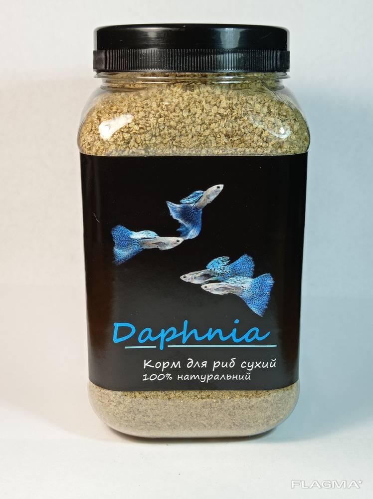 Дафнія суха "Daphnia" тм Буся — корм для акваріумних риб 600 мл/100г