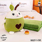 М'яка іграшка-плед подушка муфта Авокадо, 30 см