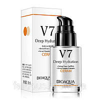 Крем-основа під макіяж для особи BioAqua V7 Deep Hydration з вітамінним комплексом і гіалуронової кислотою