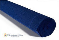 Флористическая креп-бумага Cartotecnica Rossi 555 Midnight Blue