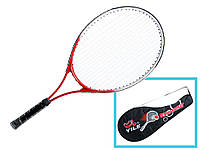 Алюминиевая теннисная ракетка для большого тенниса в чехле для детей и взрослых