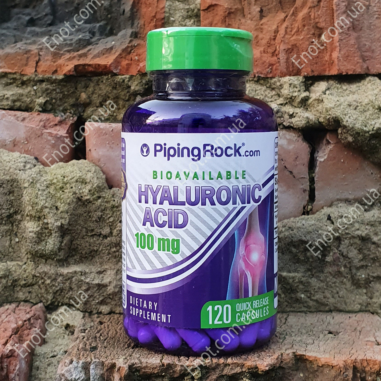 Гіалуронова кислота  Piping Rock Hyaluronic Acid 100 мг 120 капсул