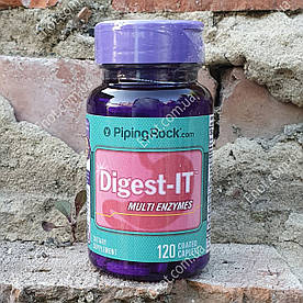 Ензим для травлення Piping Rock Digest-IT Multi Enzyme 120 таблеток