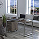 Письмовий сучасний стіл мінімалізм без тумб лофт Q-160 стільниця 36 мм Loft Design, фото 2
