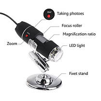 USB мікроскоп електронний цифровий зі збільшенням 1600 x Ootdty DM-1600, підсвічування 8 LED, фото 3