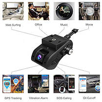 Автомобільний відеореєстратор з 4G + WIFI + GPS Jimi JC400P Aivision Cam з online передачею відео через інтернет (2-га камера, фото 2