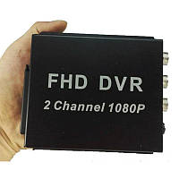 AHD видеорегистратор на 2 камеры Pomiacam MDVR для такси, автобусов, грузовиков, 2 Мп, Full HD 1080P, SD до