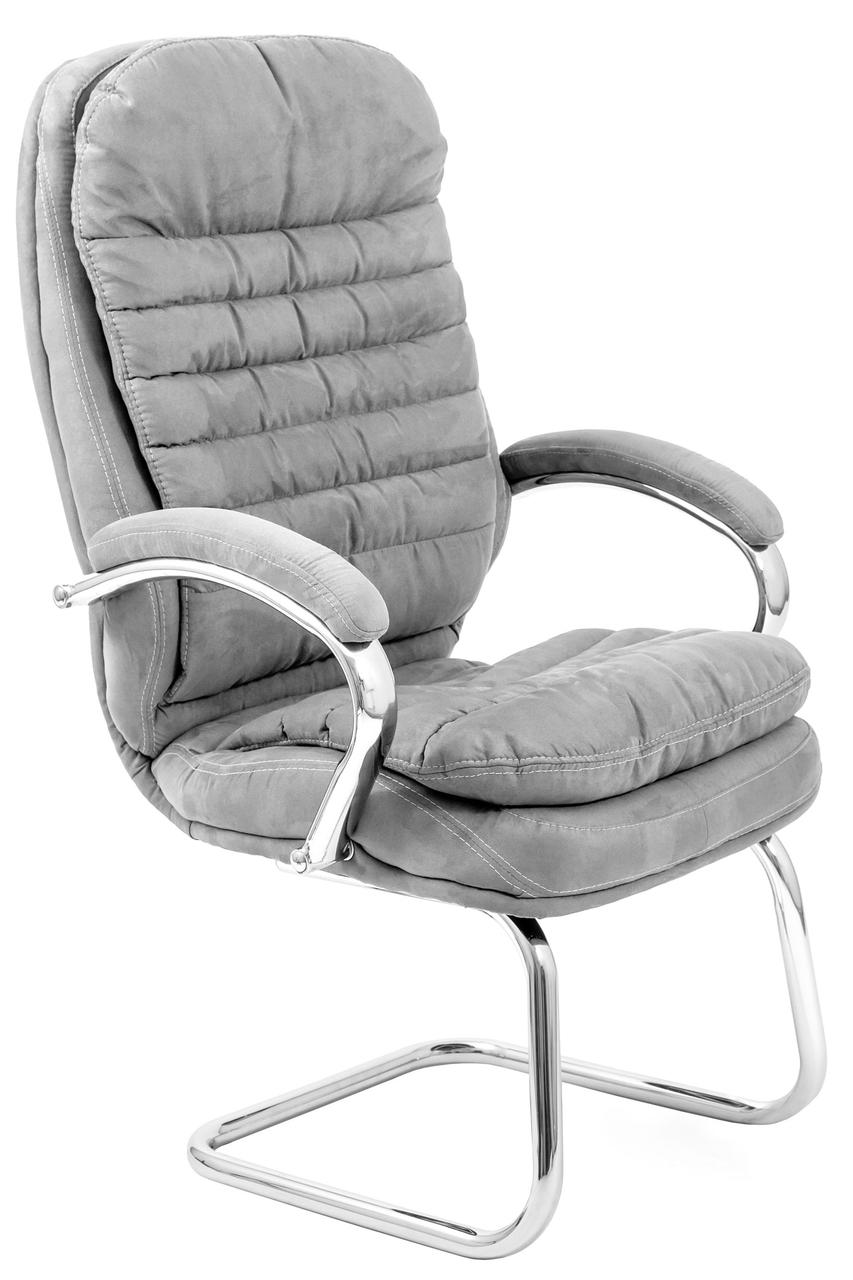 Конференц крісло м'яке ергономічне з підлокітниками на полозах Валенсія CF Valencia CF Richman, фото 1