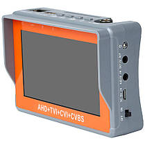 Портативний монітор для налаштування камер відеоспостереження Pomiacam IV7W, 5Мп, AHD + TVI + CVI + CVBS, фото 3