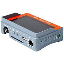 Портативний монітор для налаштування камер відеоспостереження Pomiacam IV7W, 5Мп, AHD + TVI + CVI + CVBS, фото 2