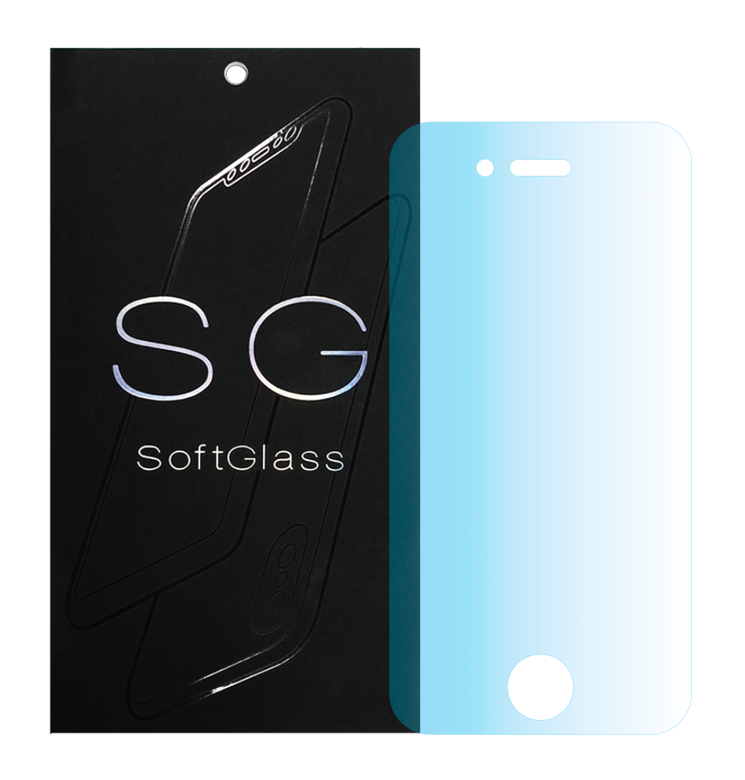 Бронеплівка для Apple iPhone 4 на екран зносостійка поліуретанова SoftGlass, фото 1