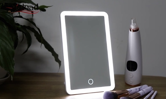 Дзеркало косметичне COB LED з сенсорною кнопкою, з підставкою
