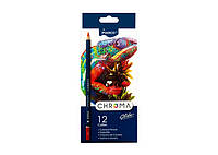 Цветные карандаши Chroma "MARCO" 12 цветов пастельные шестигранные в картонной упаковке №8010-12CB