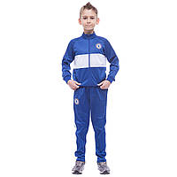 Костюм спортивный детский Zelart Chelsea Челси LD-6131K-CH1 рост 140-145 см (30) Blue-White