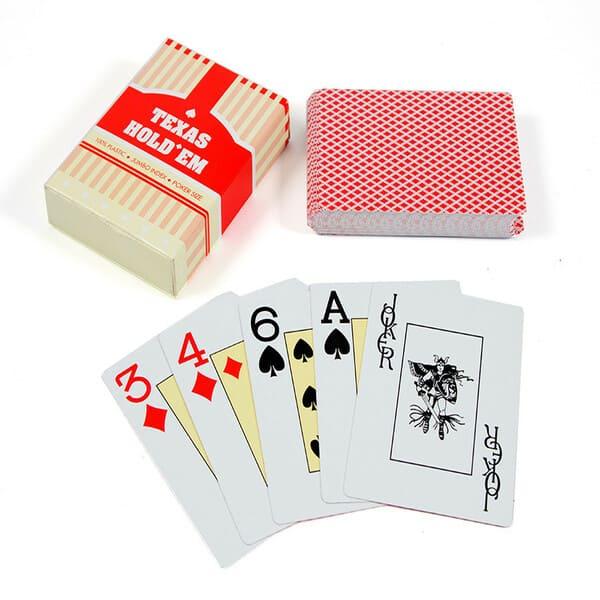 Карты игральные покерные пластиковые "Texas Hold'em" (100% пластик)