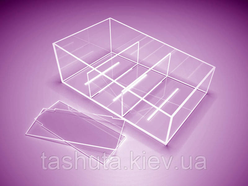 Косой короб с съемными перегородками 220х350мм Ташута  (35-13110)