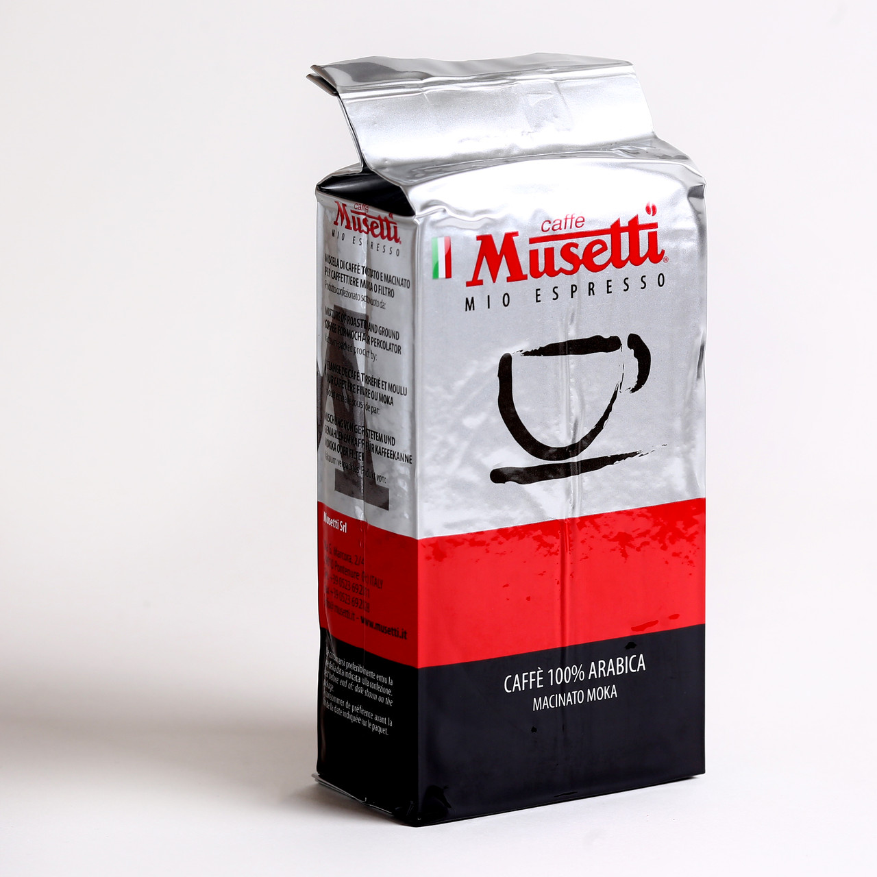 Кава мелена Caffe Musetti Арабіка 100% 0,25 кг