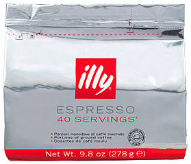 Кава в монодозах, чалдах ILLY Espresso пакет MEDIUM 40 шт