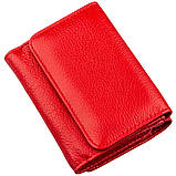 Яскравий компактний жіночий гаманець ST Leather 18892 Червоний, фото 2