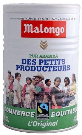 Кава мелена Malongo Fair Trade з/б 250 г