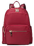 Рюкзак жіночий нейлоновий Vintage 14862 Червоний, фото 2