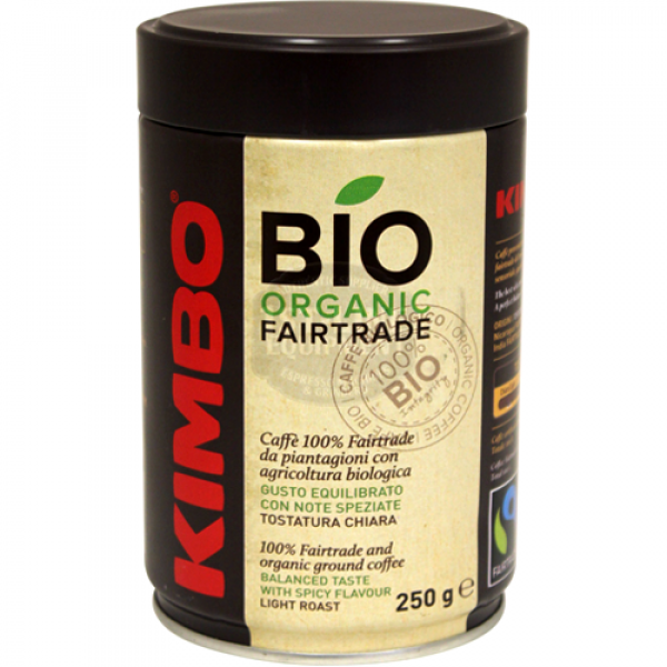 Кава мелена KIMBO FLO BIO ORGANIC ж/б 250 г