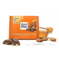 Молочний шоколад Ritter Sport Солоний мигдаль і мед 100 г