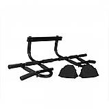 Турнiк для підтягування LiveUp CHIN-UP BAR WITH ARM STRAP, фото 3