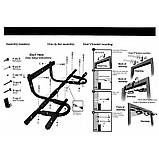 Турнiк для підтягування LiveUp CHIN-UP BAR WITH ARM STRAP, фото 4