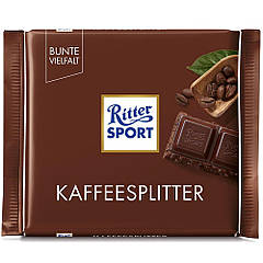 Чорний шоколад Ritter Sport Кава 100 г