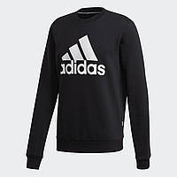 Оригинальная мужская тёплая толстовка Adidas Must Haves Badge of Sport Crew Sweatshirt, S