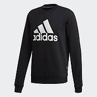 Оригинальная мужская тёплая толстовка Adidas Must Haves Badge of Sport Crew Sweatshirt, S L