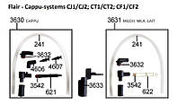 1P315603 Комплект соединителей для системы капучинатора (560.0004.566)