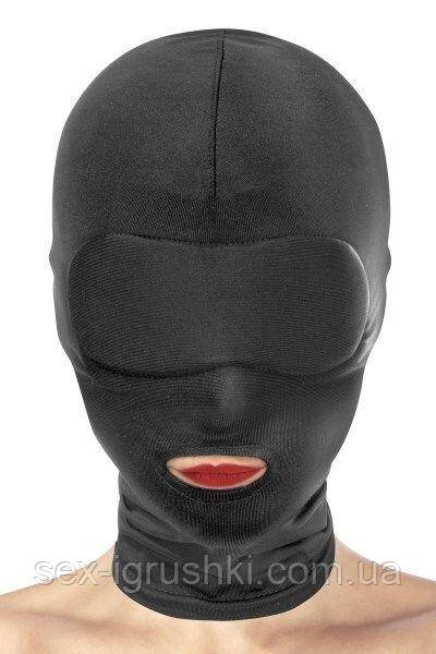 Капюшон для БДСМ з відкритим ротом Fetish Tentation Open Mouth Hood SO3756