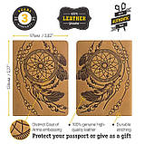 Обкладинка на паспорт SHVIGEL 15303 Жовта, фото 5