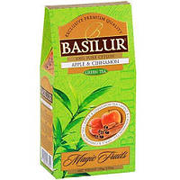 Зеленый чай Basilur Корица с Яблоком картон 100 г