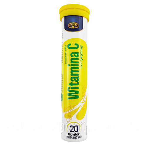 Вітаміни Крюгер Вітамін С Krüger 84g 24шт/ящ (Код: 00-00003519)