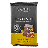 Шоколад чорний з горіхами №49 Кашет Cashet hazelnyt 300g 12шт/ящ (Код: 00-00004135)