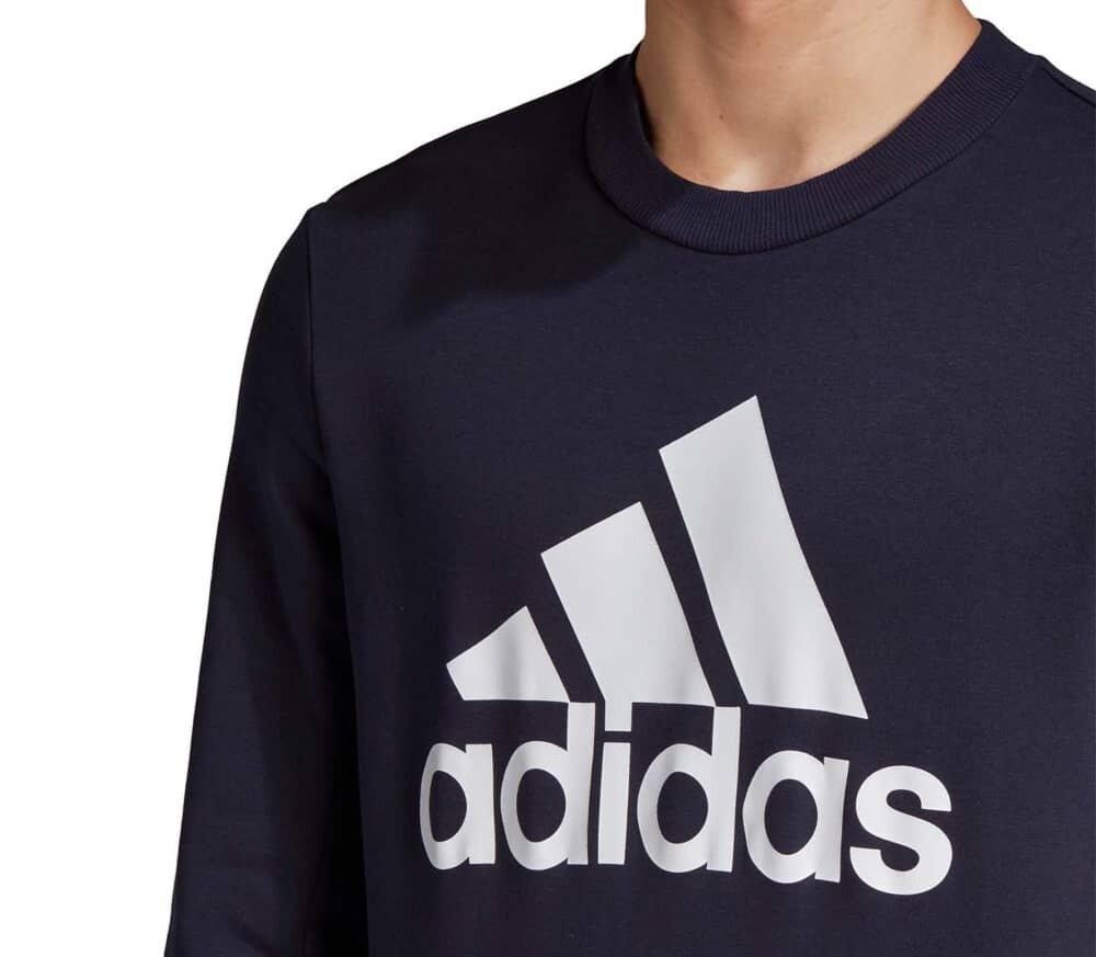 Оригинальная мужская тёплая толстовка Adidas Must Haves Badge of Sport Crew Sweatshirt, XXL - фото 5 - id-p1219507081