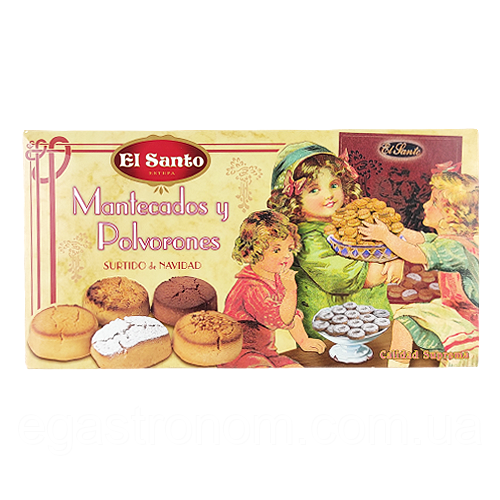 Печиво Мантекадо і Полуворон El Santo 300g 30шт/ящ (Код: 00-00001701)