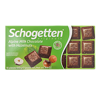 Шоколад молочний з фундуком Шогеттен Schogetten chocolate with hazelnuts 100g 15шт/ящ (Код: 00-00003773)
