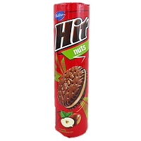 Печиво з горіховою начинкою Хіт Hit nuts 220g 24шт/ящ (Код: 00-00003717)