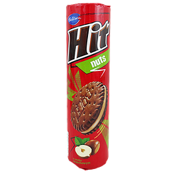 Печиво Хіт горіх Hit nuts 220g 24шт/ящ (Код: 00-00003717)