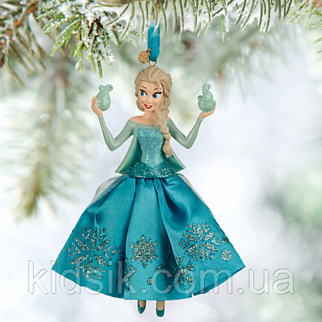 Ялинкові іграшки Дісней Disney Store Frozen, королева Ельза "Холодне серце"
