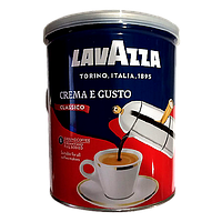 Кава крема густо (мелен) ж/б Лавацца Lavazza crema gusto 250g 12шт/ящ (Код: 00-00000300)