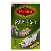 Рис Арборіо Пасіні Pasini 1kg 10шт/ящ (Код: 00-00000493)